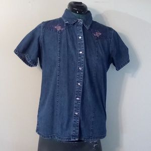 Wrangler Blues Denim Jacket Size M.